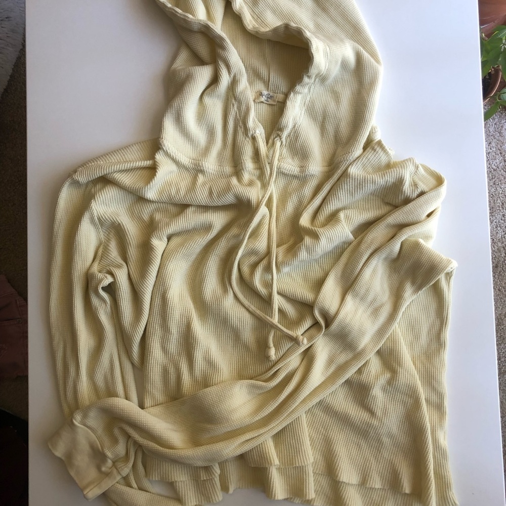 Yellow Brandy Melville Sweatshirt